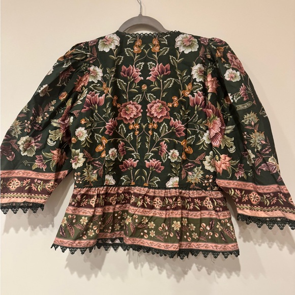 New FARM Rio Flowering Garden Tree Blouse Large - Picture 7 of 7